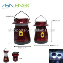 Super bright 8 led solar Battery Operated Mini Lantern